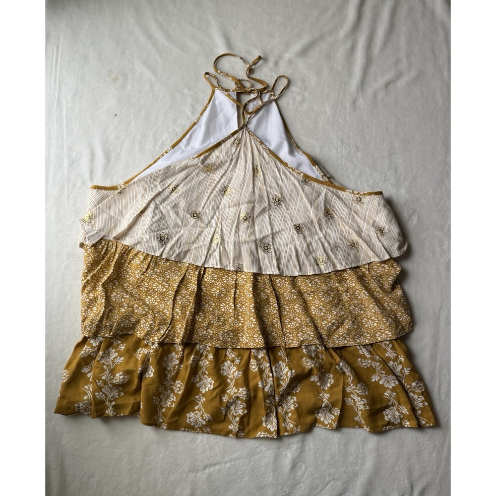 LAUREN CONRAD RUFFLE TOP - DESERT DREAMER - Size XL- RETAILS @ 40.00